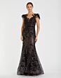 Mac Duggal 79230 Feather Sleeve Dress