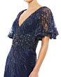 Mac Duggal 67493 Flare Sleeve Floral Dress