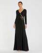 Mac Duggal 67848 Long Sleeve Ruched Dress