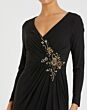 Mac Duggal 67848 Long Sleeve Ruched Dress