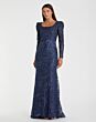 Mac Duggal 11187 Scoop Neck Embroidered Dress