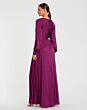 Mac Duggal 26590 Bishop Sleeves Pleated Dress