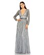 Mac Duggal 4977 Long Sleeve Sequin Dress