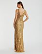 Mac Duggal 5473 High Slit Embellished Dress
