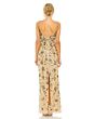 Mac Duggal 5477 Floral Beadwork Scoop Neck Dress