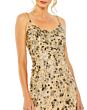 Mac Duggal 5477 Floral Beadwork Scoop Neck Dress