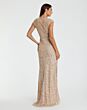 Mac Duggal 5619 High Slit Jewel Neck Dress