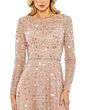 Mac Duggal 11782 Feather Skirt Paillettes Dress