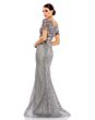Mac Duggal 20282 Short Sleeve Embroidered Dress