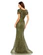 Mac Duggal 20282 Short Sleeve Embroidered Dress