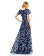 Mac Duggal 20301 Butterfly Sleeve Embroidered Dress