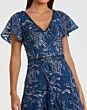 Mac Duggal 20301 Butterfly Sleeve Embroidered Dress