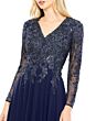Mac Duggal 20388 Embroidered Bodice Illusion Sleeve Dress