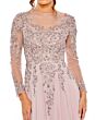 Mac Duggal 20478 Illusion Sleeve Embroidered Dress