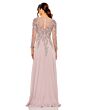 Mac Duggal 20478 Illusion Sleeve Embroidered Dress