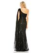 Mac Duggal 20528 Hanging Sleeve One Shoulder Dress