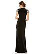 Mac Duggal 42055 Beaded Bodice High Neck Dress