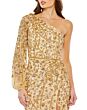 Mac Duggal 5659 High Slit One Sleeve Dress