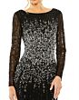 Mac Duggal 9226 Boat Neck Sequin Dress