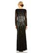 Mac Duggal 9226 Boat Neck Sequin Dress
