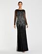 Mac Duggal 9226 Boat Neck Sequin Dress