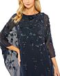 Mac Duggal 9242 Floral Beadwork Caftan Dress