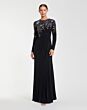 Mac Duggal 11806 Long Sleeve Jewel Neck Dress