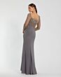 Mac Duggal 2256 Embellished Bodice Long Sleeve Dress