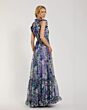 Mac Duggal 56116 High Neck Peasant Skirt Dress