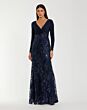 Mac Duggal 67871 V-Neck Empire Waist Dress