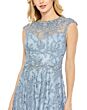 Mac Duggal 79430 Cap Sleeve Illusion Neck Dress