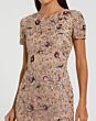 Mac Duggal 10102 Jewel Neckline Floral Embellished Dress