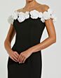 Mac Duggal 21041 Floral Applique Illusion Neckline Dress