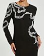 Mac Duggal 44086 Long Sleeve Jewel Neck Dress