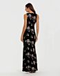 Mac Duggal 68959 Sleeveless Jewel Neck Beaded Velvet Dress