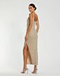 Mac Duggal 10084 Sleeveless Pearl-Beaded Nude Dress