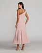 Mac Duggal 13222 Applique Asymmetric Neck Rose Trumpet Dress