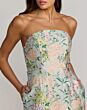 Mac Duggal 13223 Floral Brocade Strapless Pastel Multi Dress