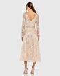 Mac Duggal 20489 A-Line Long Sleeve Blush Dress