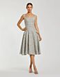 Mac Duggal 21066 Square Neck A-Line Pastel Multicolor Dress