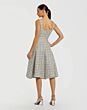 Mac Duggal 21066 Square Neck A-Line Pastel Multicolor Dress