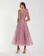 Mac Duggal 21091 Scoop Neck A-Line Sleeveless Orchid Dress