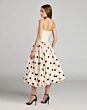 Mac Duggal 21234 Bubble Skirt A-Line Polka Dot Ecru Dress