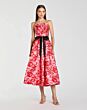 Mac Duggal 21252 Strapless Red Brocade Dress