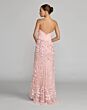 Mac Duggal 21261 High Slit Fitted Blush Dress