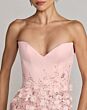Mac Duggal 21261 High Slit Fitted Blush Dress