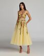 Mac Duggal 21294 Square Neck A-Line Floral Butter Dress