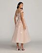 Mac Duggal 21296 Illusion Neck Embroidered Blush Tulle Dress