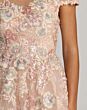 Mac Duggal 21296 Illusion Neck Embroidered Blush Tulle Dress