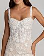 Mac Duggal 21347 Sweetheart Neck Fitted Ivory Dress